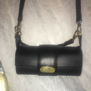 Small black vintage purse
